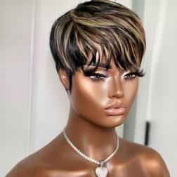 Shein Pixie Cut Human Hair Short Wig 9A