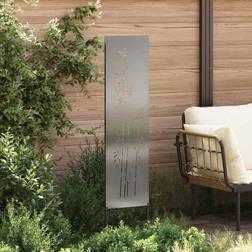 vidaXL Garden Privacy Screen Silver 32 x 140 cm