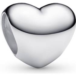 Pandora Silber Charm Herz Mini Kettenanhänger - Argent