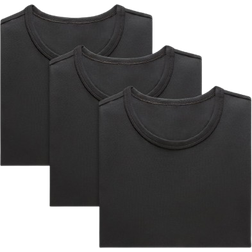 Lululemon Organic Cotton Classic-Fit T-Shirt 3er-Pack - Black