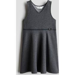 H&M Jersey School Dress - Dark Grey (1235972001)