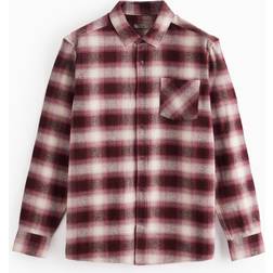 Tu Ombre Plum Brushed Cotton Long Sleeve Shirt