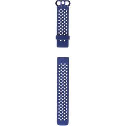 Fitbit Sweat-proof Silicone Sports Strap For Charge 4 Blue