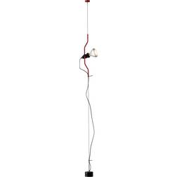 Flos Parenthesis On/Off Red Pendant Lamp ∅ 11cm