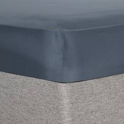 OHS Plain Fitted Superking Bed Sheet Blue