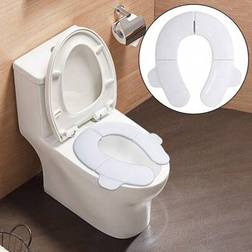 Shein Baby New Simple White Plastic Toilet Seat