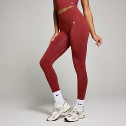 Myprotein Invisible Scrunch Seamless Leggings - Cherry