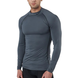 Nike Pro Dri Fit Men's Tight Fit Long Sleeve Top - Iron Grey/Black