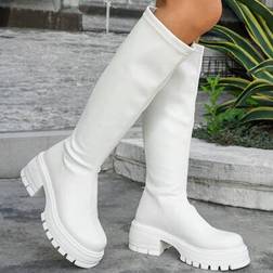 Shein Thick Sole Over-The-Knee Boots High-End Autumn Winter