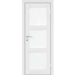 Torso Glasdør Fashion 3 hvidmalet Dørkarm S 0502-Y (82.5x204cm)