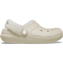 Crocs Classic Fuzz Lined Clogs Sandstone