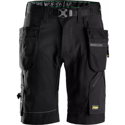 Snickers Workwear 6904 FlexiWork Work Shorts+ Holster Pockets - Black
