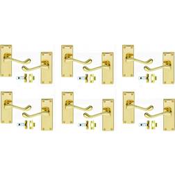 Brayden Studio 6 Pairs Victorian Scroll Door Handles 120mm