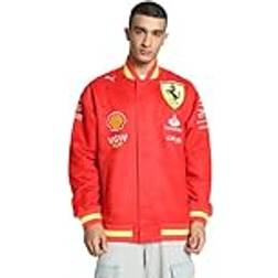 Puma Scuderia Ferrari 2024 Lag College Jacka Herr Röd Bränd L