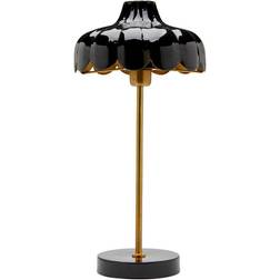 PR Home Wells Black/Gold Table Lamp 50cm