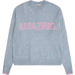 Kids Only KogAmour Bluse - Aqua/Lyserød