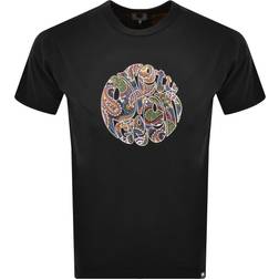 Pretty Green House Paisley Logo T-Shirt - Black