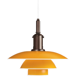 Louis Poulsen PH 3½-3 Yellow Pendant Lamp ∅ 33cm