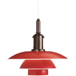 Louis Poulsen PH 3½-3 Red Pendant Lamp ∅ 33cm