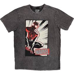 Marvel Spider-Man Crouch Stone Wash T-Shirt S