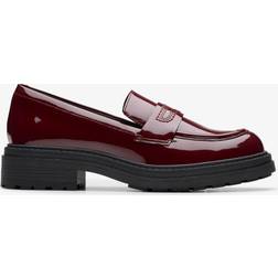 Clarks Orinoco 3 Edge Standard Fit Patent Loafers - Red