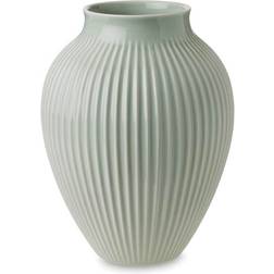 Knabstrup Keramik Fluted Green Vase 27cm