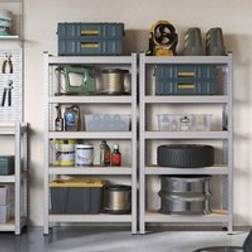 Songmics Set of 2 Garage Units with 5 Adjustable Shelves Shelving System