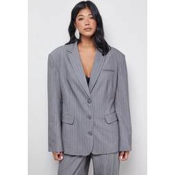 Warehouse Blazer Womens Casual Jackets - Grey