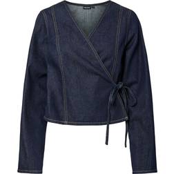 Pieces Bluse 'FENNA' navy