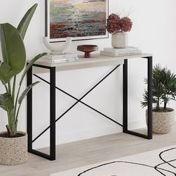 Fwstyle Modern Sandstone Narrow Beige Console Table