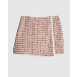 River Island Girls Pink Boucle Skort - Pink