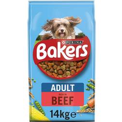 Bakers Adult Dry Dog Food Beef and Veg 14kg