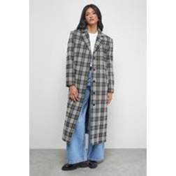 Warehouse Oversized Maxi Coat - Black