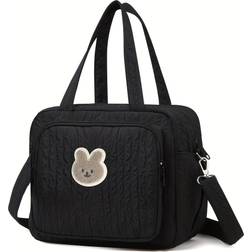 Temu Stylish Quilted Diaper Bag For Moms