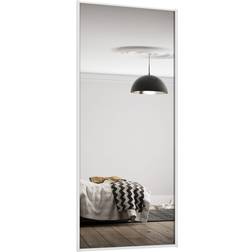 Spacepro Full Length Mirrored Classic White Frame Door 2220mm 914mm Wardrobe