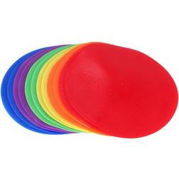 Sodial 12pcs Colored Spot Marker Flat Cones Dots