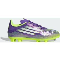 adidas F50 League Firm Multi Ground Football Shoes - Purple Rush/Cloud White