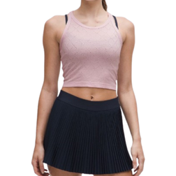 Lululemon Swiftly Tech Cropped Round Neck Tank Top 2.0 - Pink
