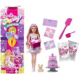 Barbie Party Unboxed Pet Birthday Series Doll & Accessories Purple