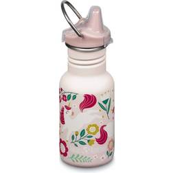 klean-kanteen Kid's Classic Sippy 355ml Leaping Unicorns Pink