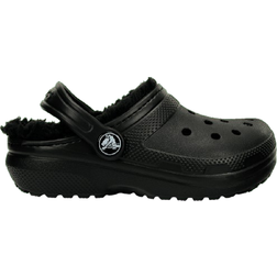 Crocs Toddler Classic Lined Clog - Black
