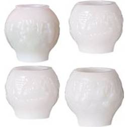 Tlily 4pcs Christmas Day Snow Scene Ball Candle Molds