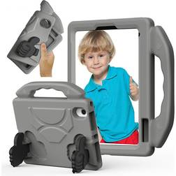 Eiderwood iPad Mini 2024 2021 Barn Skal Thumb Kickstand Grå