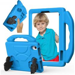 Eiderwood iPad Mini 2024 2021 Barn Skal Thumb Kickstand Blå