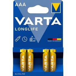 Varta Longlife Power 4x AAA Alkalisk