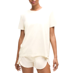 Lululemon Swiftly Relaxed Kurzarmshirt Passform Frauen - Light Ivory
