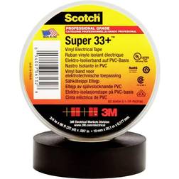3M Scotch SUPER33+-19X20 Black 20000x19mm