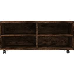 vidaXL 815258 Smoked Oak TV Bench 90x35cm