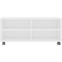 vidaXL 800180 White TV Bench 90x35cm