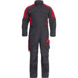 Engel 4810-254 Galaxy Boiler Suit - Anthracite Grey/Tomato Red